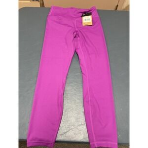 The North Face Womens M Elevation 7/8 Leggings Purple Cactus Flower NWT MSRP $60